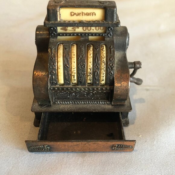 VINTAGE LOT of 2 Durham Industries Doll Cash Register, Crib, Sewing Machine #UPS - Picture 3 of 14